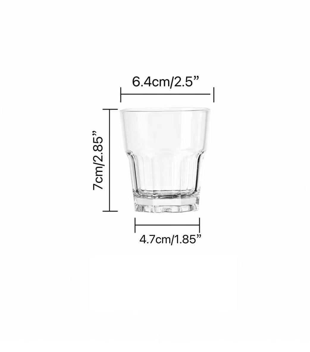 CHEFCO,JB-8576C,Gobelet à eau en polycarbonate transparent (120 ml/4,1 oz) 