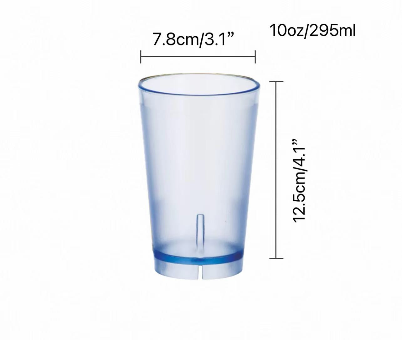 CHEFCO, JB-8874P, Gobelet en polycarbonate bleu 295 ml