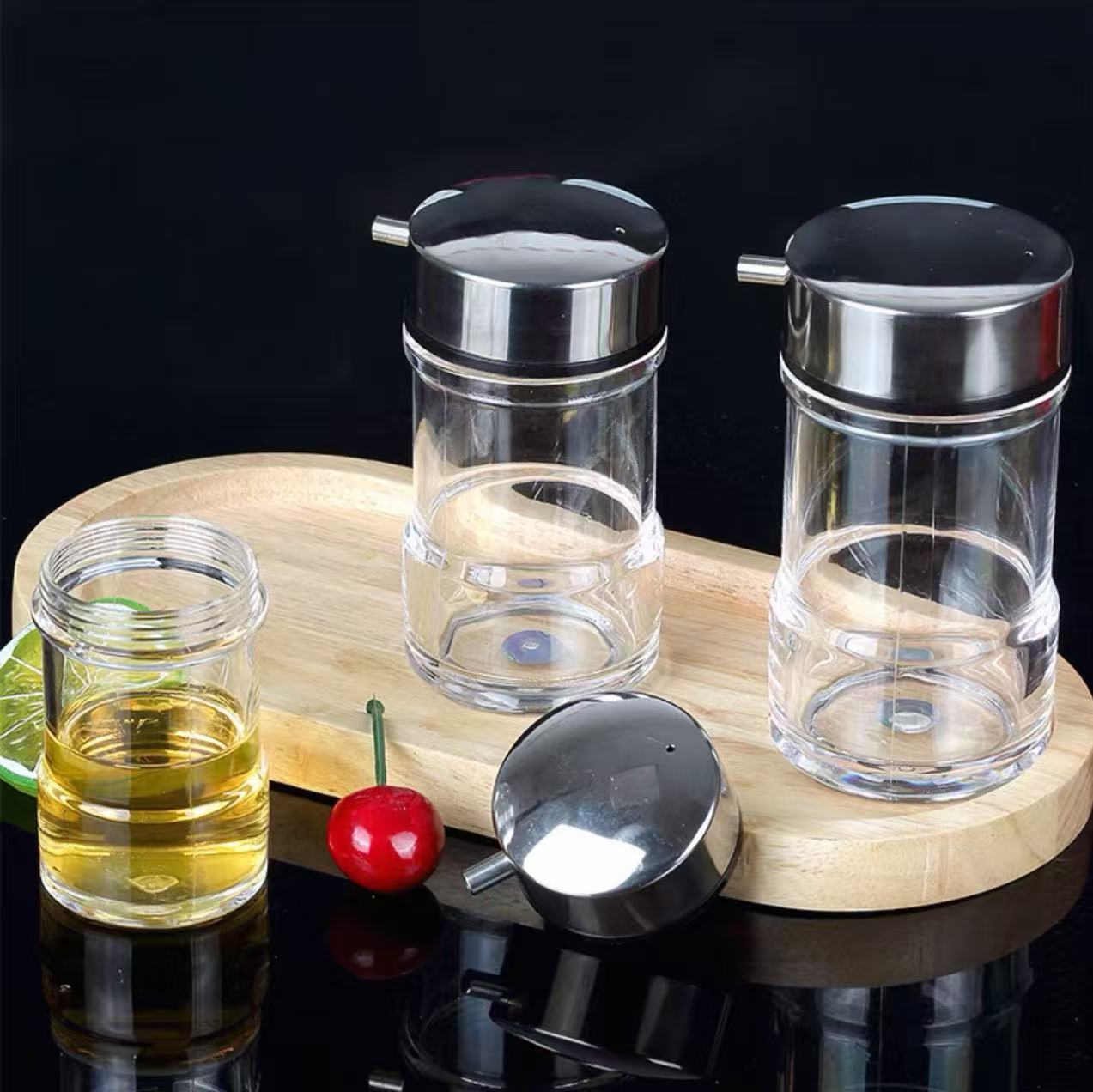 CHEFCO,JB-9112 ,Clear Polycarbonate Soy Sauce Pourer(Large)180ML