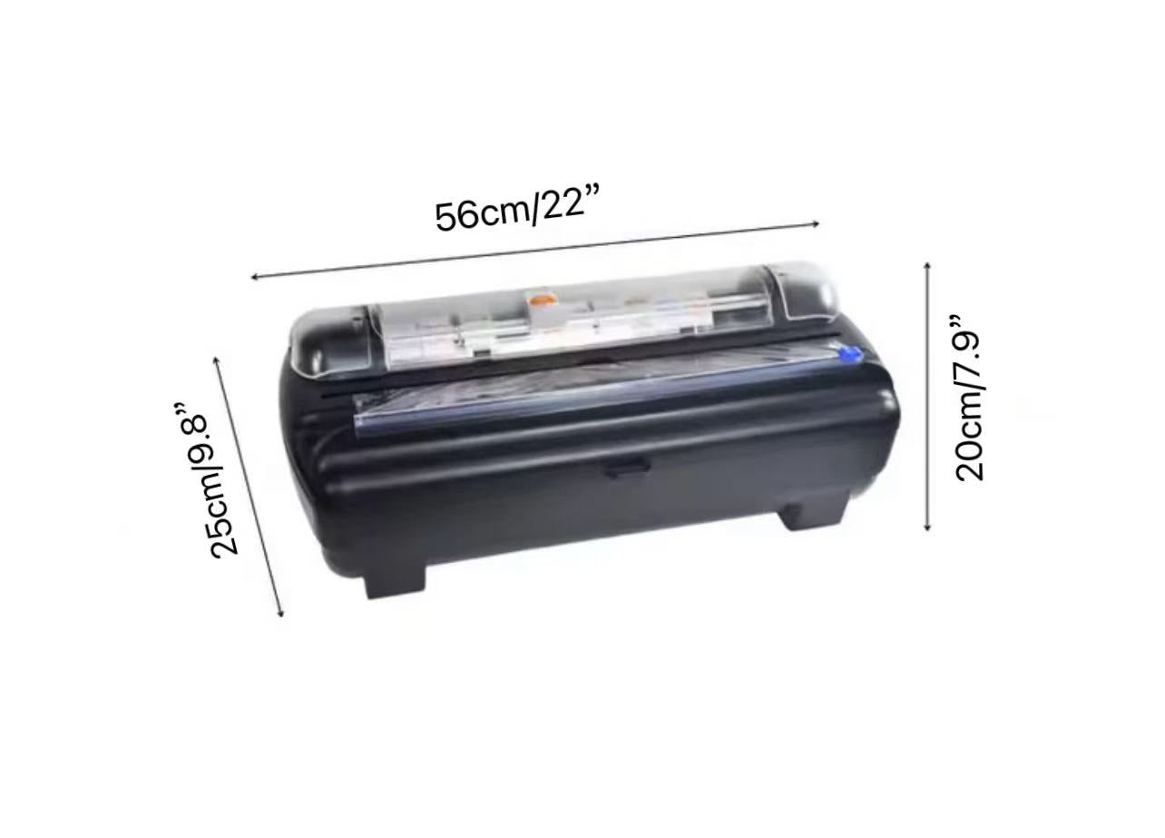 CHEFCO,JD-PWD2, Coupe-film plastique professionnel, distributeur/coupe-film pour films et feuilles d'aluminium de 30 à 45 cm