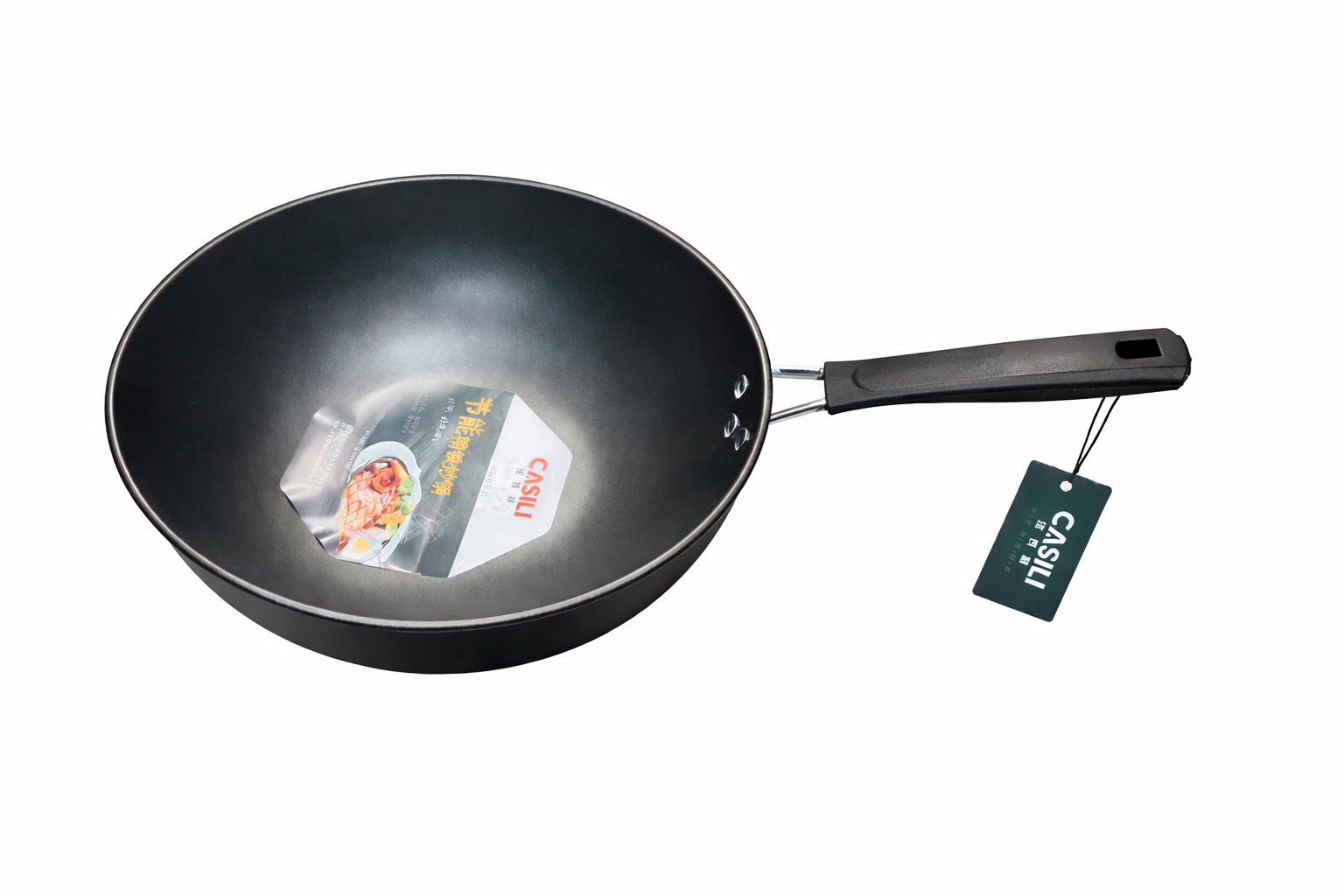 CHEFCO,JSL0597,Non-stick Carbon Steel Wok(33CM/13'') - Chefcoca