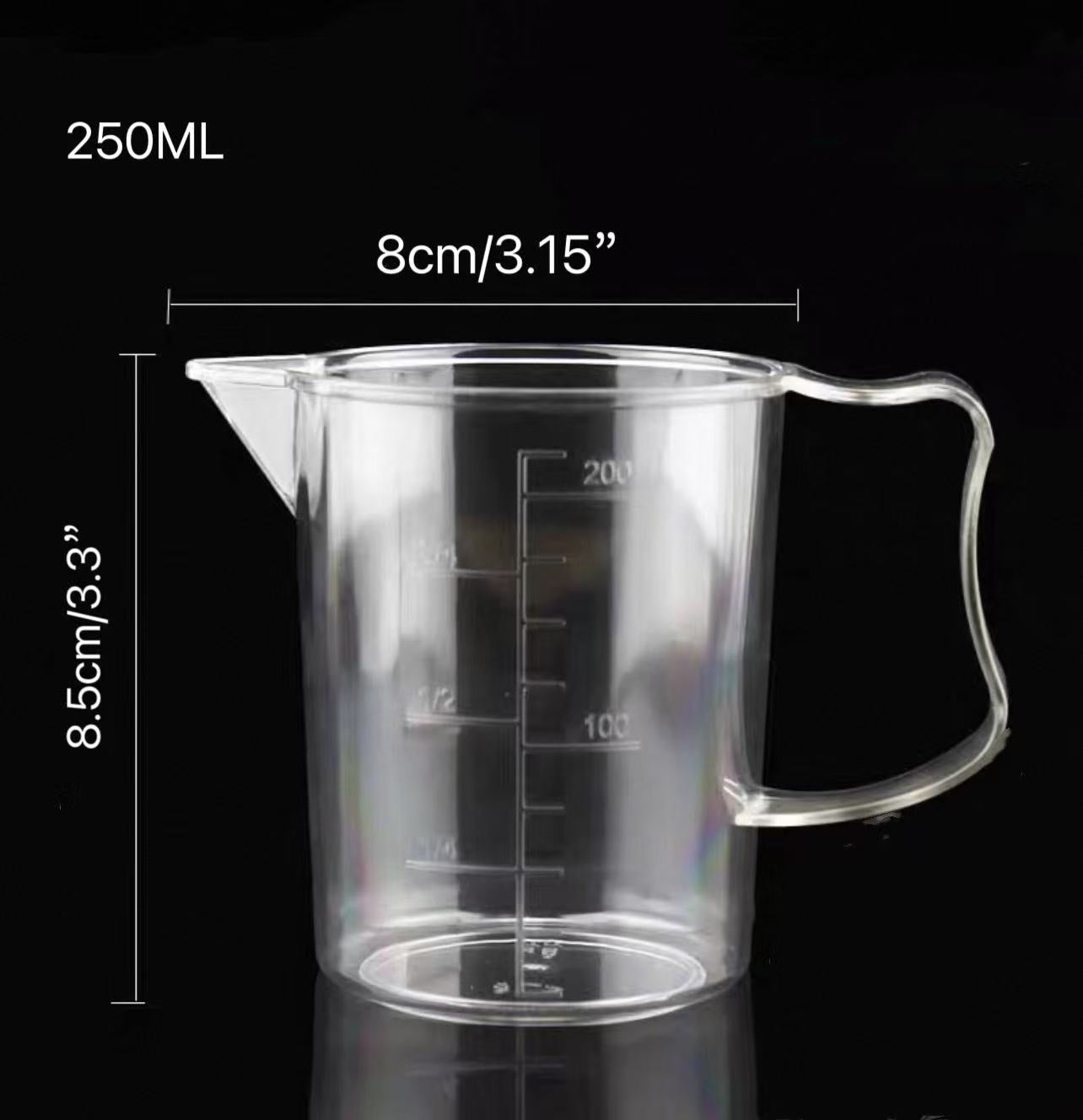 CHEFCO,JW-608C,Clear Polycarbonate Measuring Cup 250ML