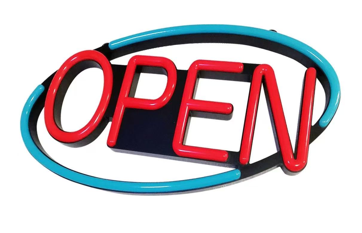 CHEFCO,LED-3,OPEN/ LED Sign, 2 Flashing Pattern,"open"OVA - Chefcoca