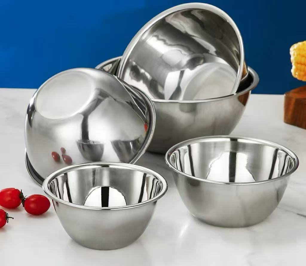 CHEFCO,MB-EH22, 22cm/8.7“ Heavy Weight Round Mixing Bowl - Chefcoca