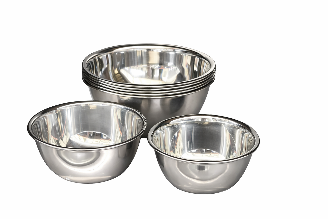 CHEFCO,MB-EH22, 22cm/8.7“ Heavy Weight Round Mixing Bowl - Chefcoca