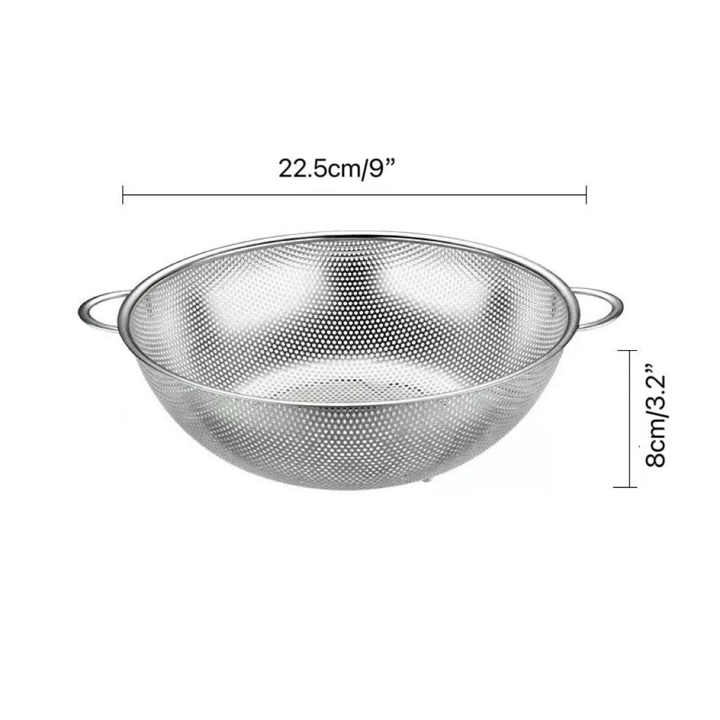 CHEFCO,MBD-225, 8"/22.5cm Stainless Steel  Porous Muti-Functional Basket with Handles - Chefcoca