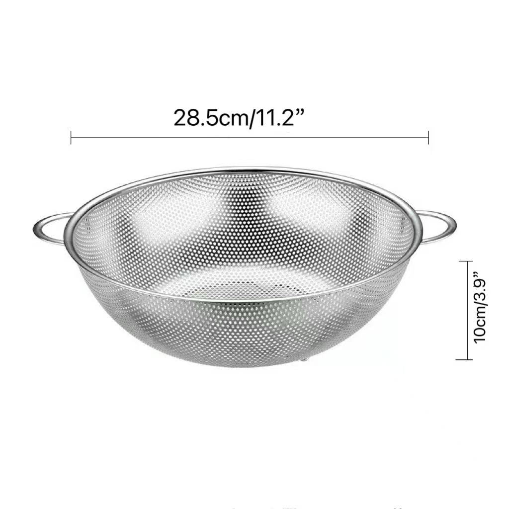 CHEFCO,MBD-285, 11.2"/28.5cm Stainless Steel  Porous Muti-Functional Basket with Handles - Chefcoca