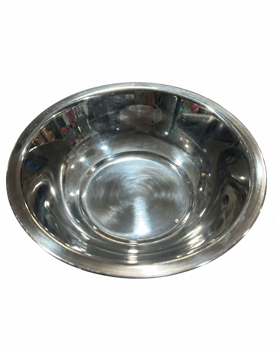 CHEFCO,MIX022, 21.5cm/8.5"Dia  Shallow Stainless Steel Mixing Bowl - Chefcoca