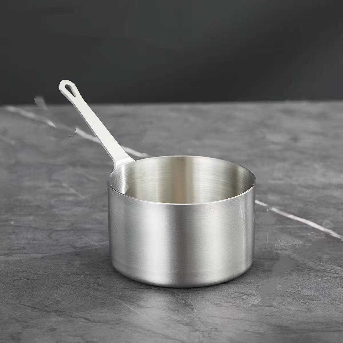 CHEFCO,MSP-250S, Silver Stainless Steel Mini Sauce Pan,(8cm/3.15 Dia,5cm/2" High)250ML - Chefcoca