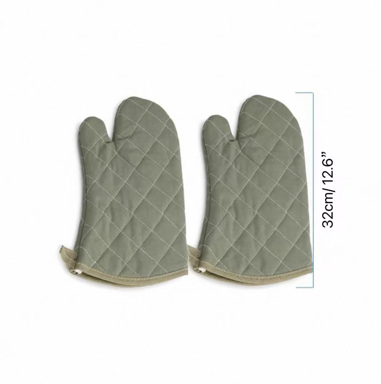 CHEFCO,OMF-13L, 13" Flame Retardant Oven Mitts with Extra Defense