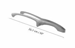 CHEFCO,PUT-BBQ, 10" Korean BBQ Tong - Chefcoca