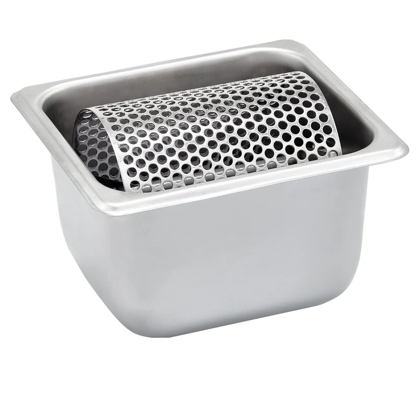 CHEFCO,SBR-604,Stainless Steel Butter Roller without Base, 1/6 Size, 4" Deep