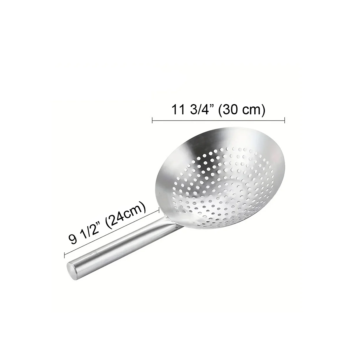 CHEFCO,SC-30, 11 3/4"/30cm Dia Stainless Steel Oil Skimmer - Chefcoca