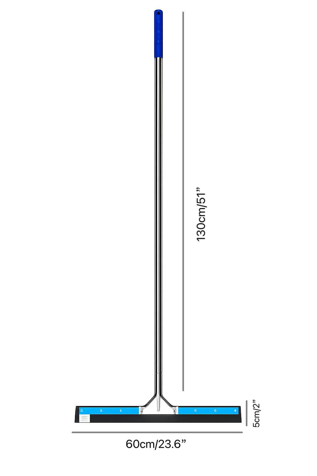 CHEFCO,SJ-110, 24" Double Squeegee floor Wiper with 51" Stainless Steel Handle - Chefcoca