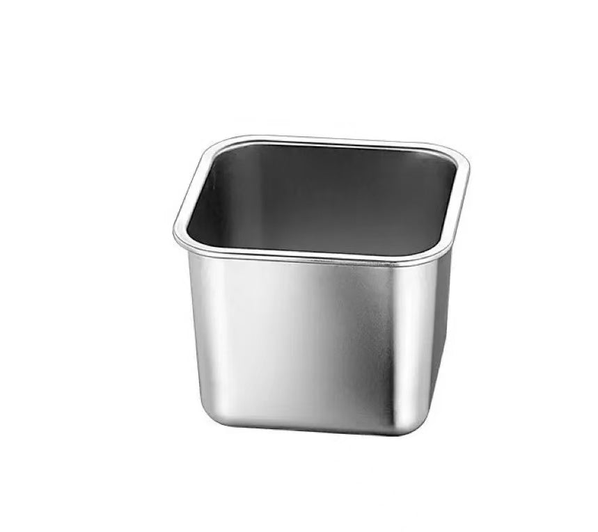 CHEFCO,SSC-18, 18 cm / 7.1" Storage Container Multi-functional Stainless Steel Condiment Jar, square compartment condiment - Chefcoca