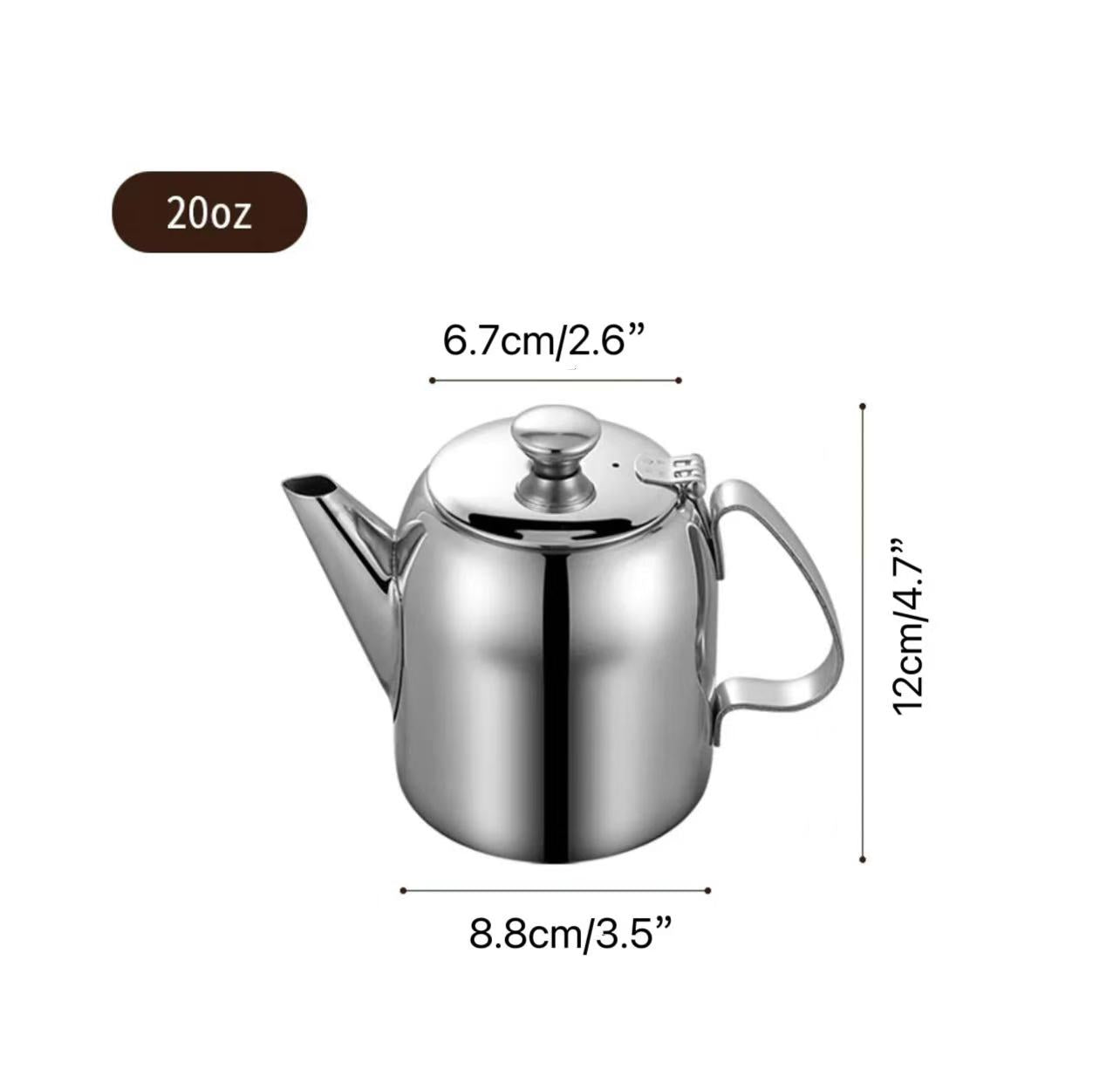 CHEFCO,SST-20,Théière en acier inoxydable (590 ml)