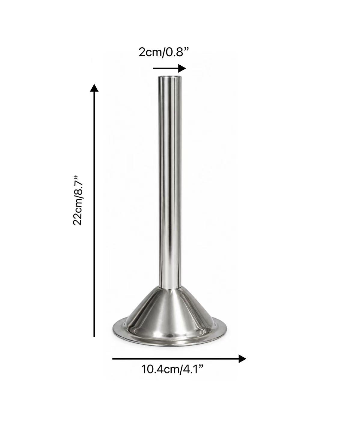 CHEFCO,SST-332,Stainless Steel Stuffing Tubes, set of 3 - Chefcoca