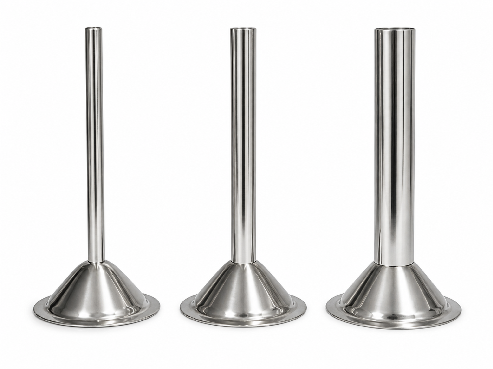 CHEFCO,SST-332,Stainless Steel Stuffing Tubes, set of 3 - Chefcoca