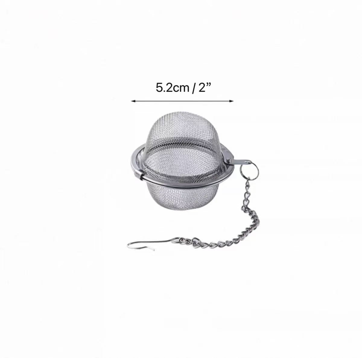 CHEFCO,STB-2,Tea Infuser Ball, stainless steel  2" - Chefcoca