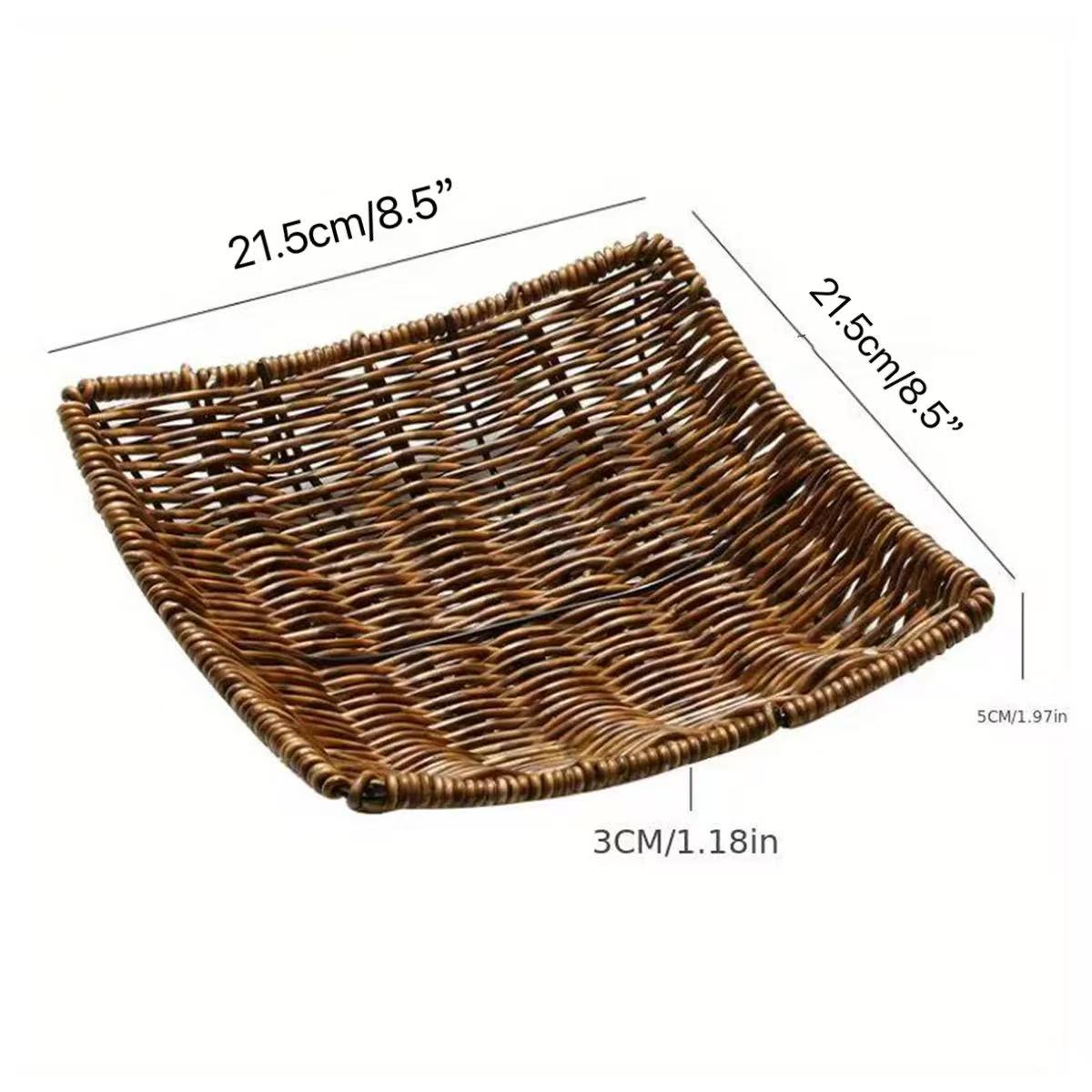 CHEFCO, SWB-212105/HT-721, Panier de rangement carré tressé