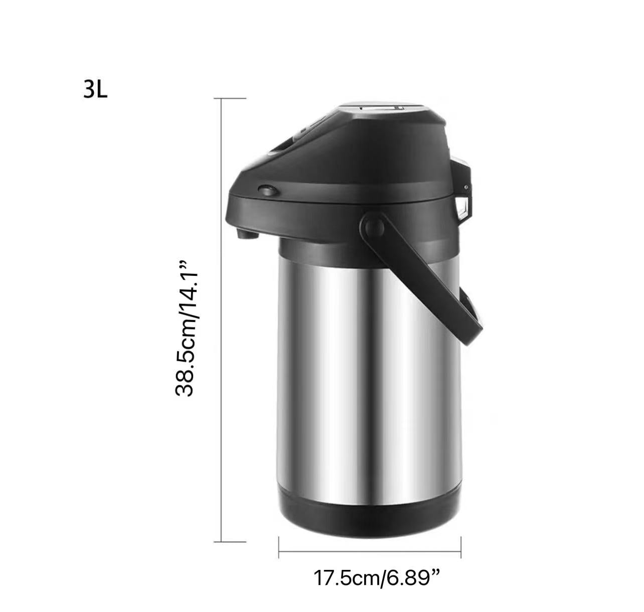 CHEFCO, TBL200-3000, Pompe à vide à double paroi en acier inoxydable, thermos