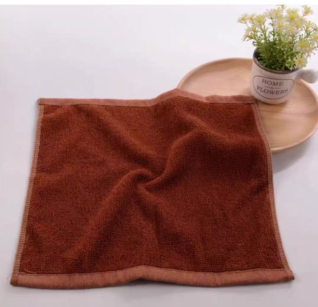CHEFCO,TWL-50G, Towel,Coffee,100% Cotton, 12" x 12"(12 pcs/bag) - Chefcoca