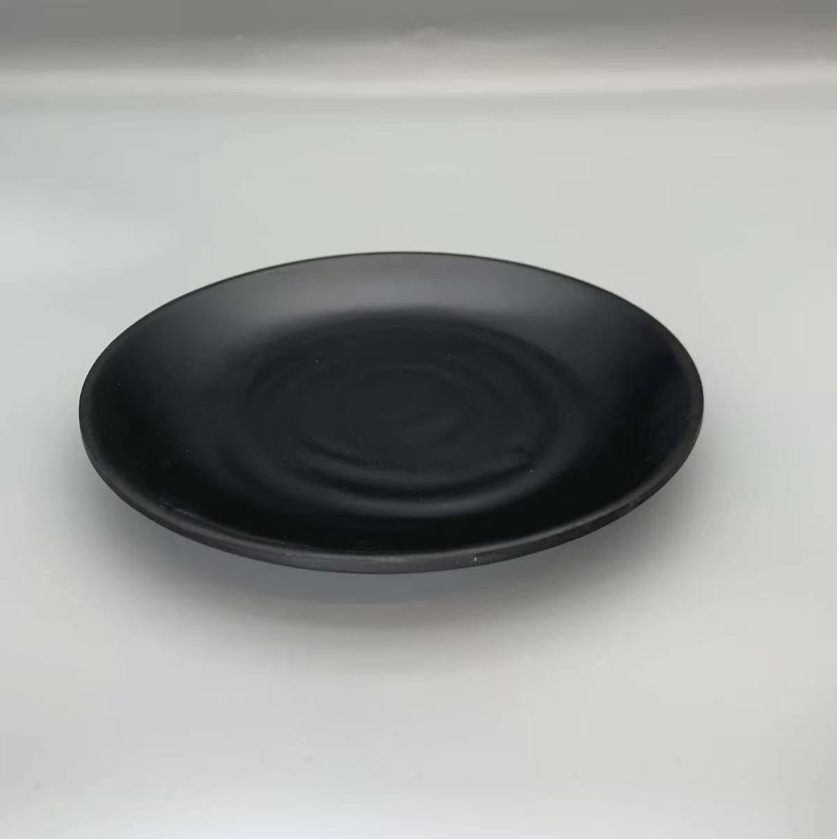 CHEFCO,W7007K,  Spiral Patterned Round Rimmed Plate (7.2"/18.2cm Dia) - Chefcoca