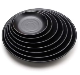 CHEFCO,W7009K,  Spiral Patterned Round Rimmed Plate (9"/23cm Dia) - Chefcoca