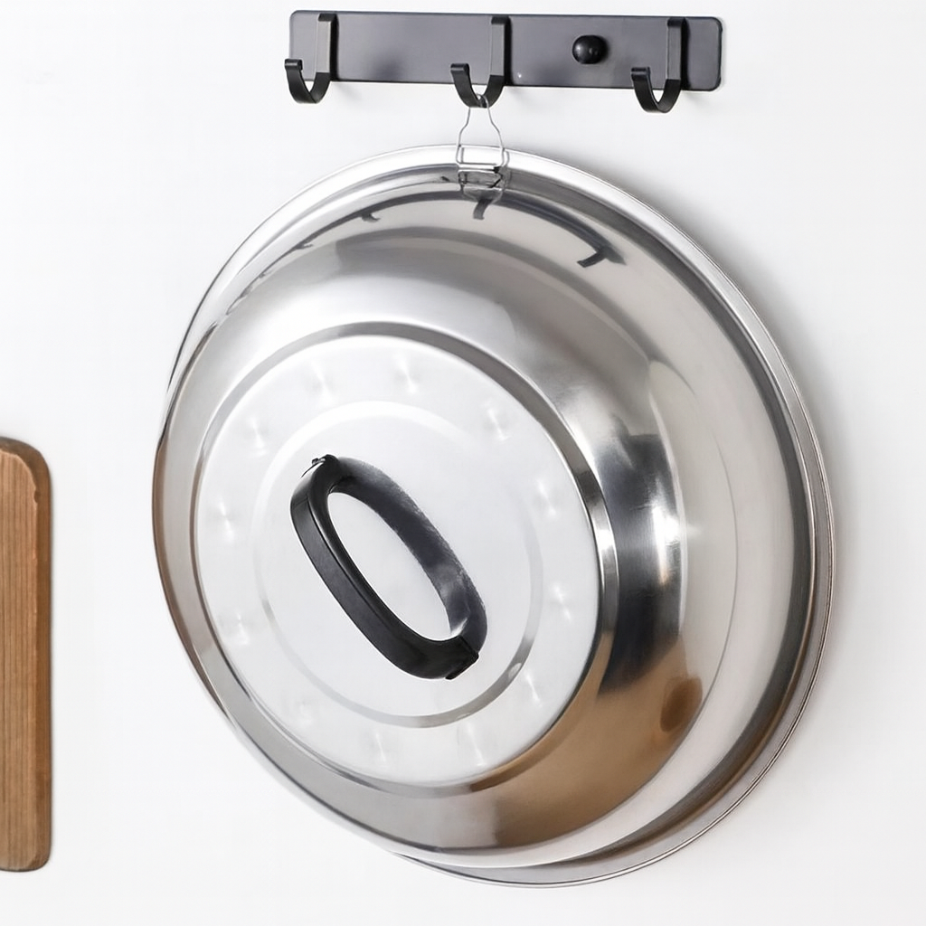 Housse de wok en acier inoxydable - 17-3/4"