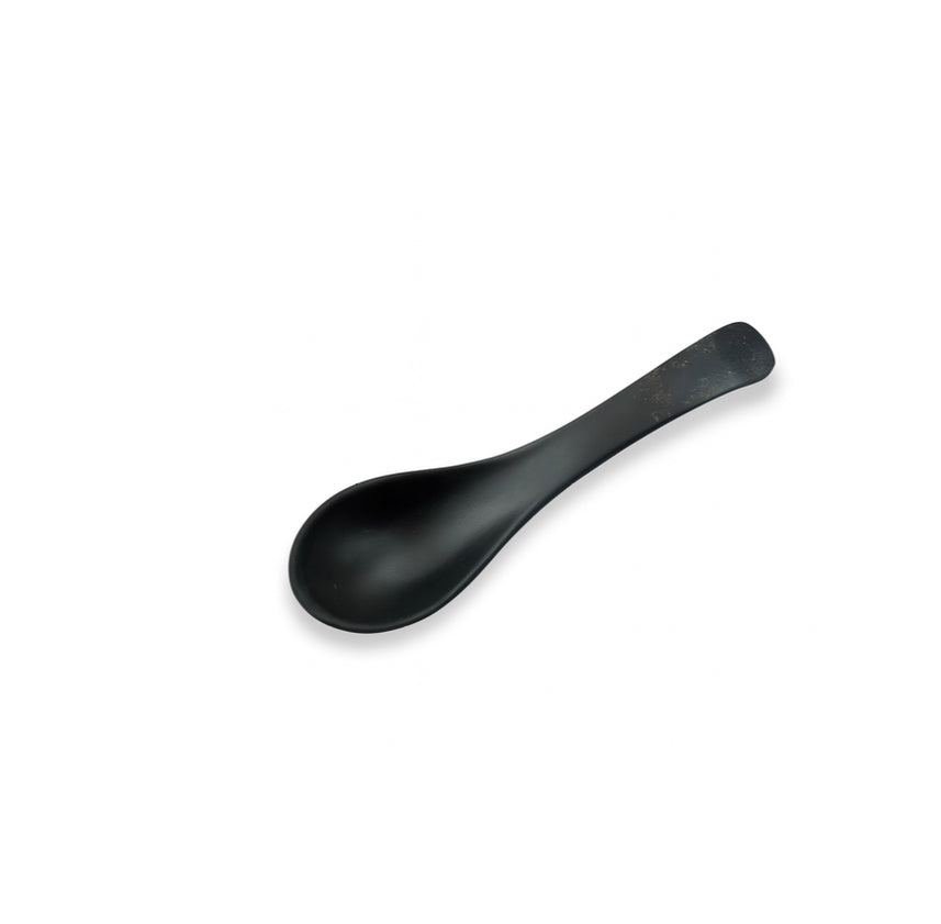CHEFCO, WTS09DB,Melamine Dark Brown Spoon with Golden Dots