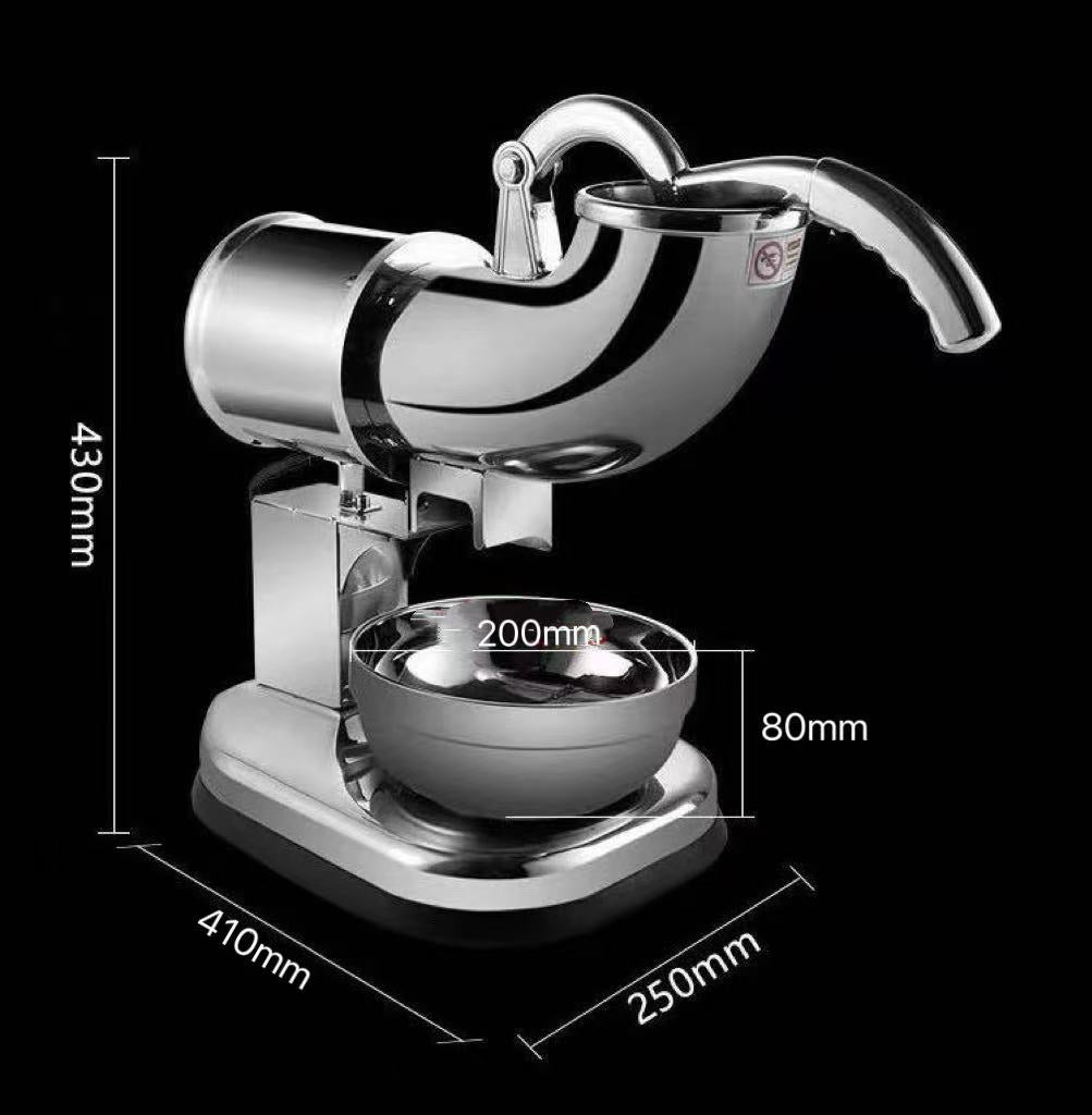 CHEFCO,ZY-SB114, Stainless Steel Ice Crusher ,110v/60HZ,200w, 41X25X43cm (ICE-01) - Chefcoca