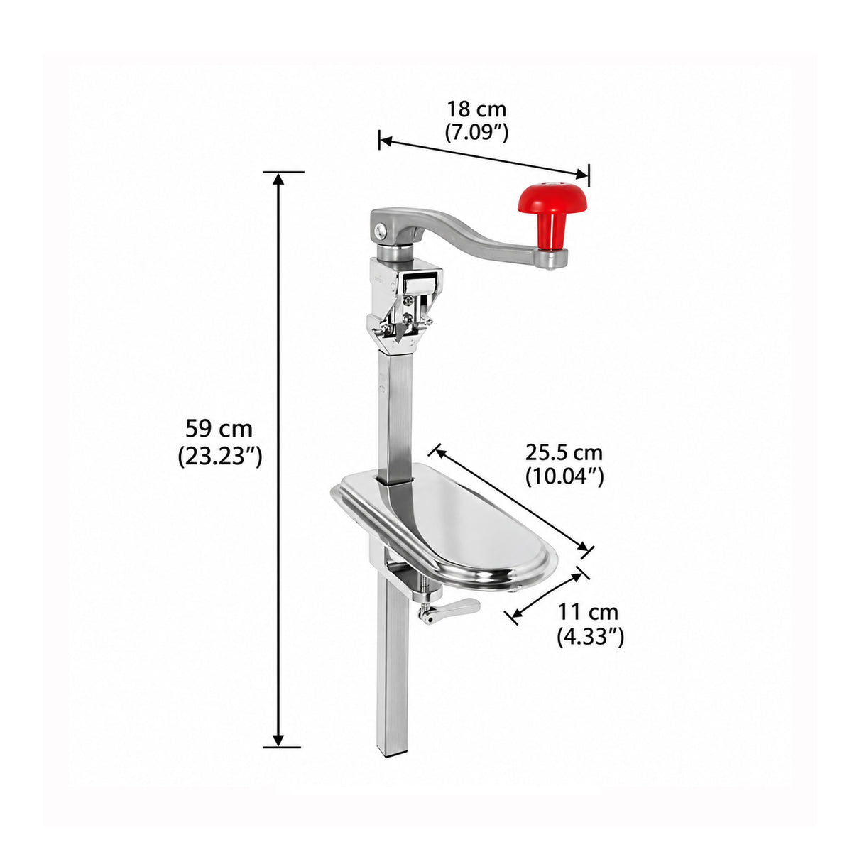 CHEFCO,CO-5N,Table Mounted Manual can opener, 59 cm/ 23.23” long