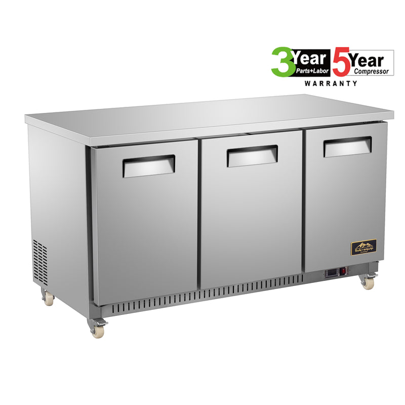 Sub-equip 72" Commercial Undercounter Refrigerator