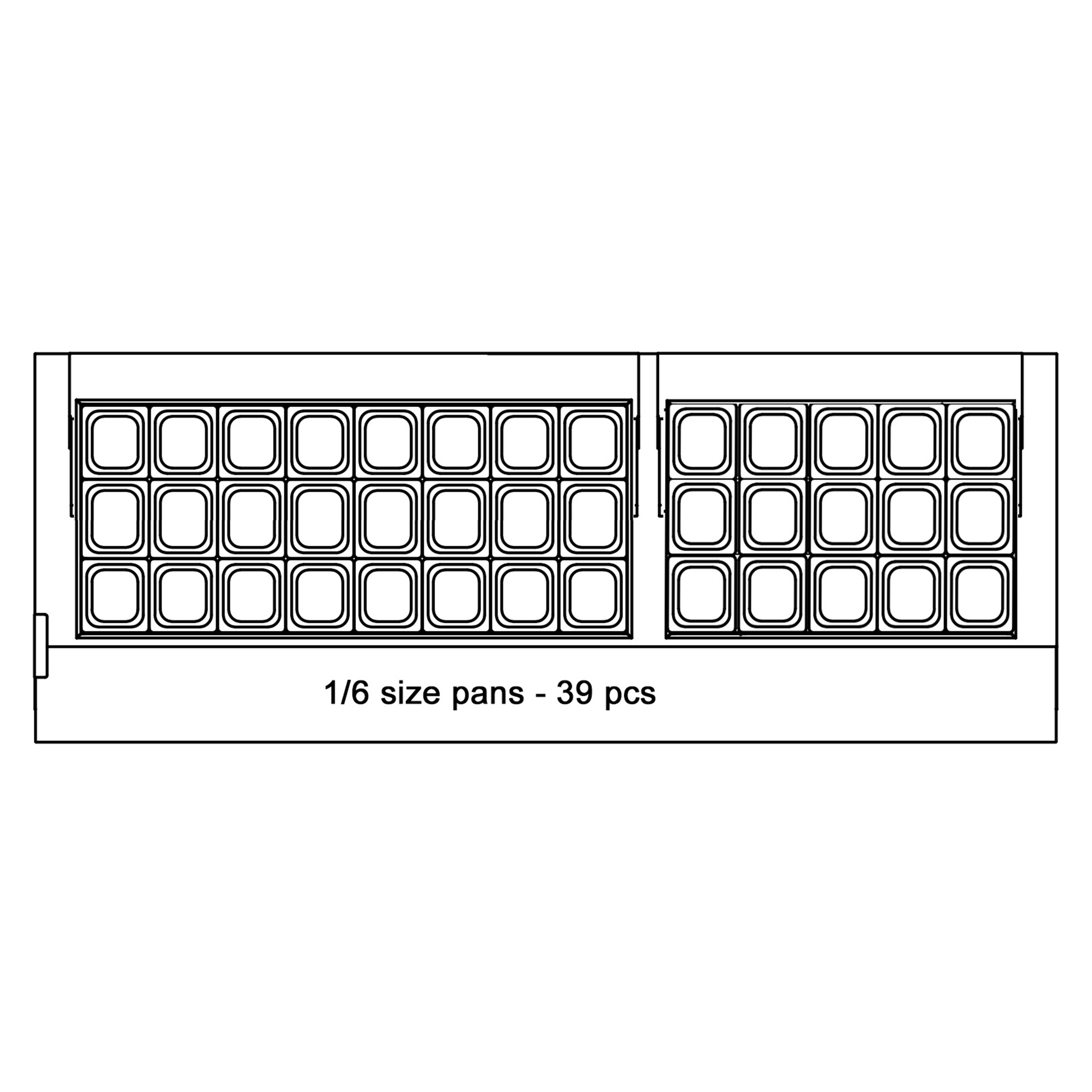 Sub-equip 96" Mega Top Cooler Salad and Sandwich Prep Table With Side Mounted Compressor + 6 Drawers