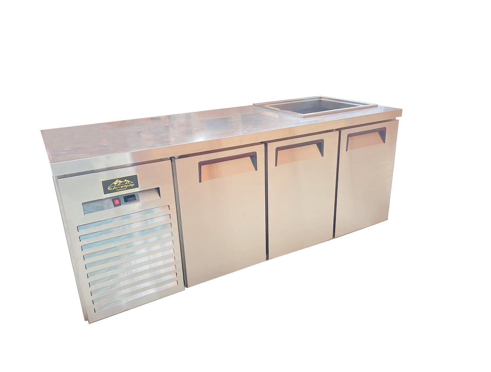 Sub-Equip CustomStainless Steel Undercounter Refrigerator/Freezer