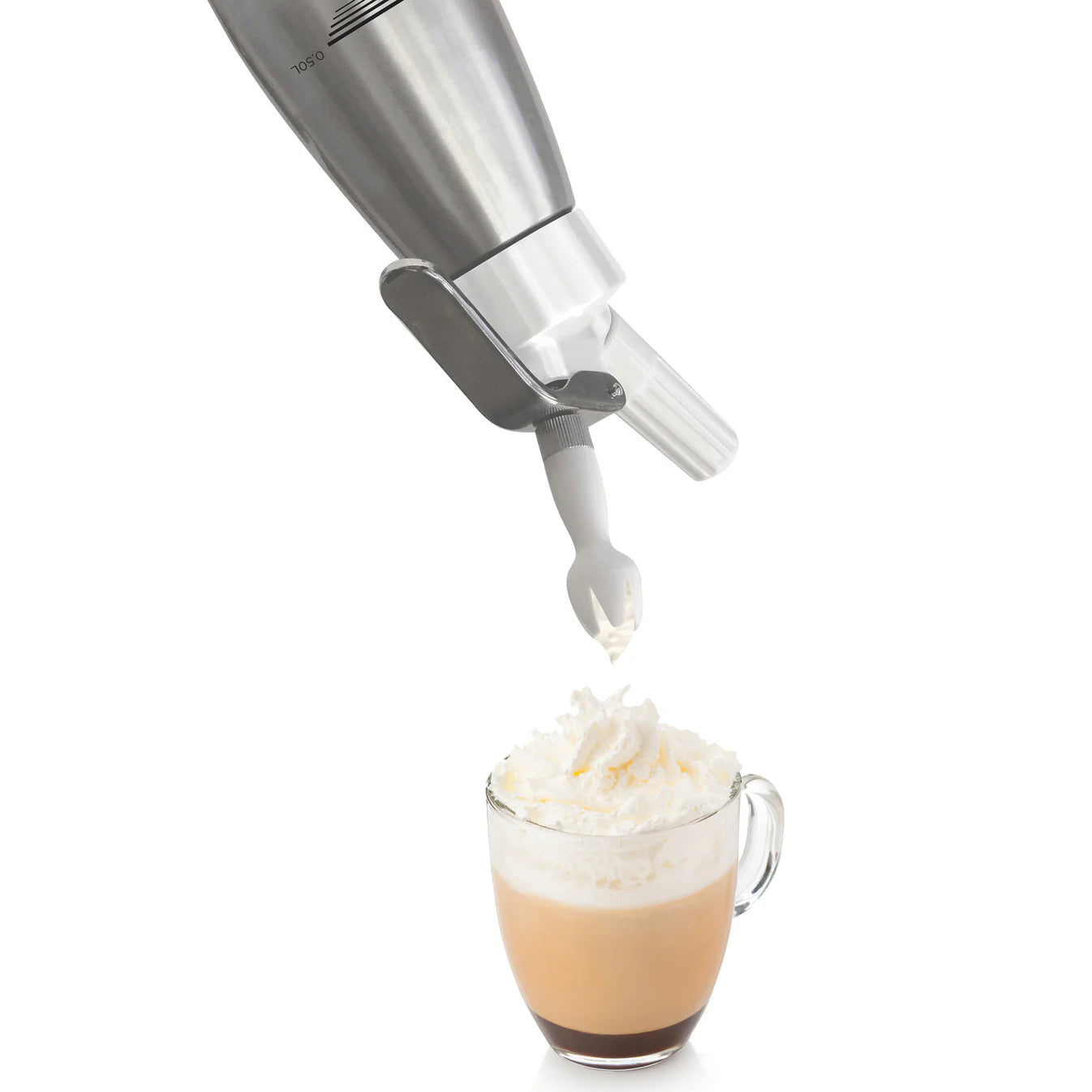 CW-A05 - Whipped Cream Dispenser with 3 Decorating Tips - Chefcoca