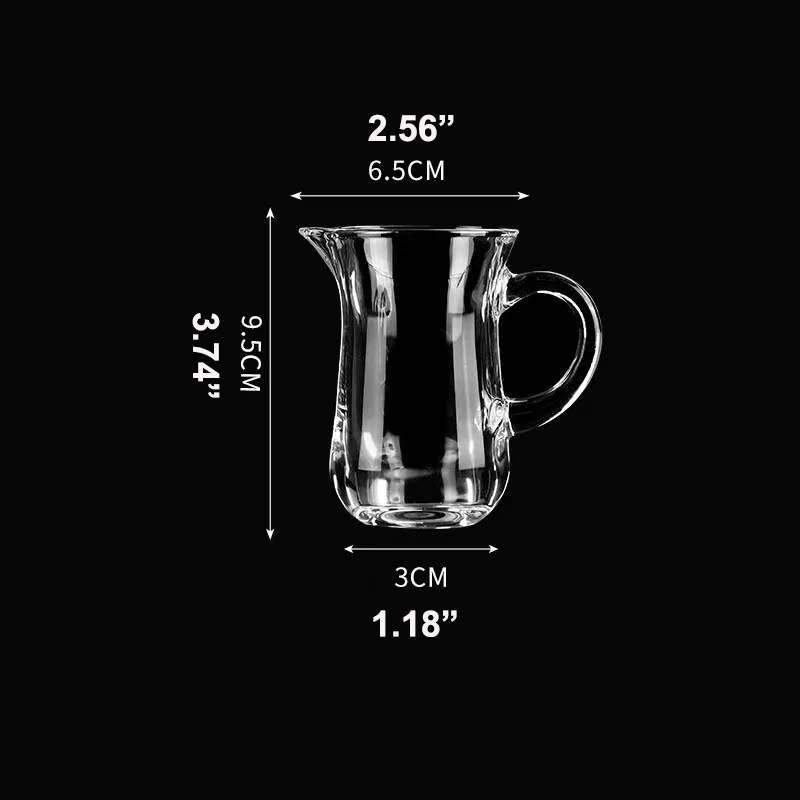 Chefco, KTJ400 Beaker Style Glass Mug 125ml, 6 pcs