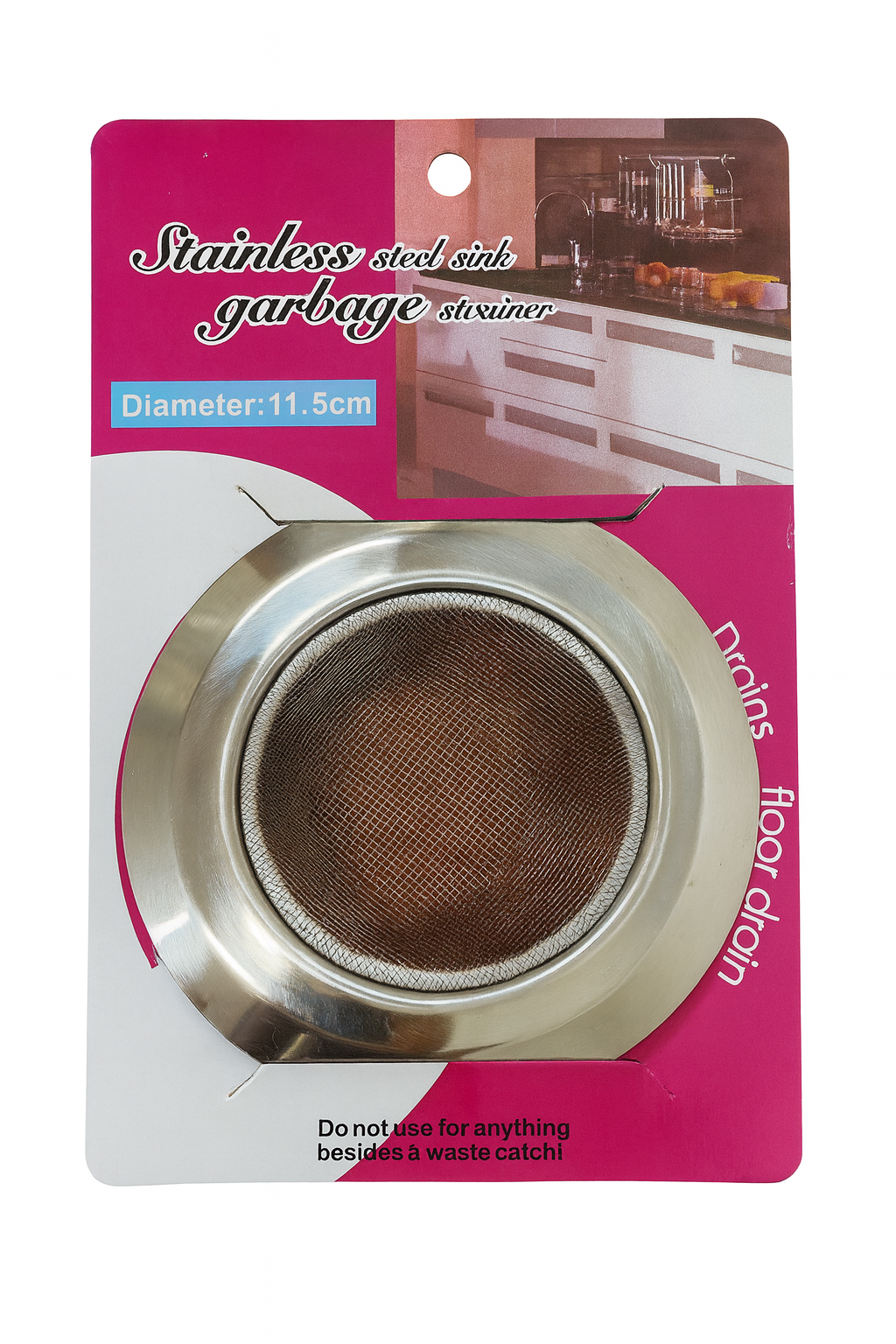 Chefco, SN013, 7 cm stainless steel sink stainer - Chefcoca