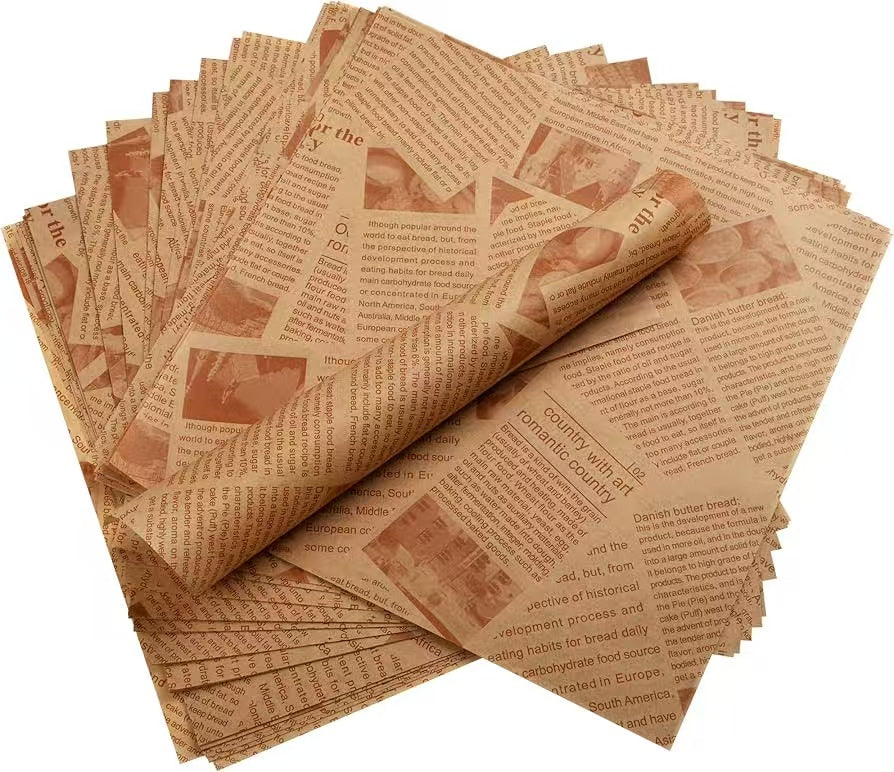 Chefco, STPA-85, Decorative Food Oil Absorbing Paper (8.5"x 8.5"),500 sheets - Chefcoca
