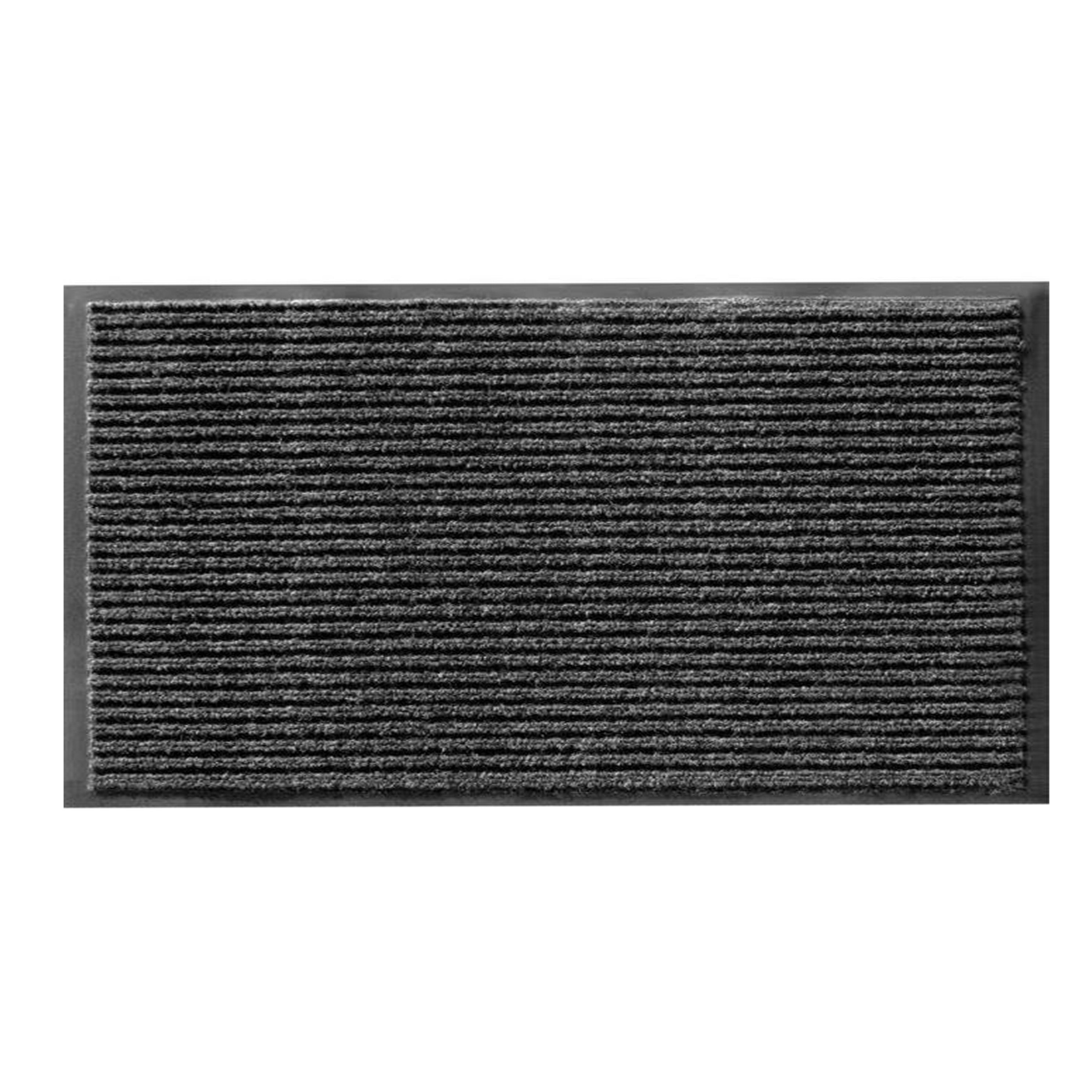 Sub-equip, DFM-35C, Commercial Carpet Floor Mat with DoubleStripe- 36" x 60"Charcoal