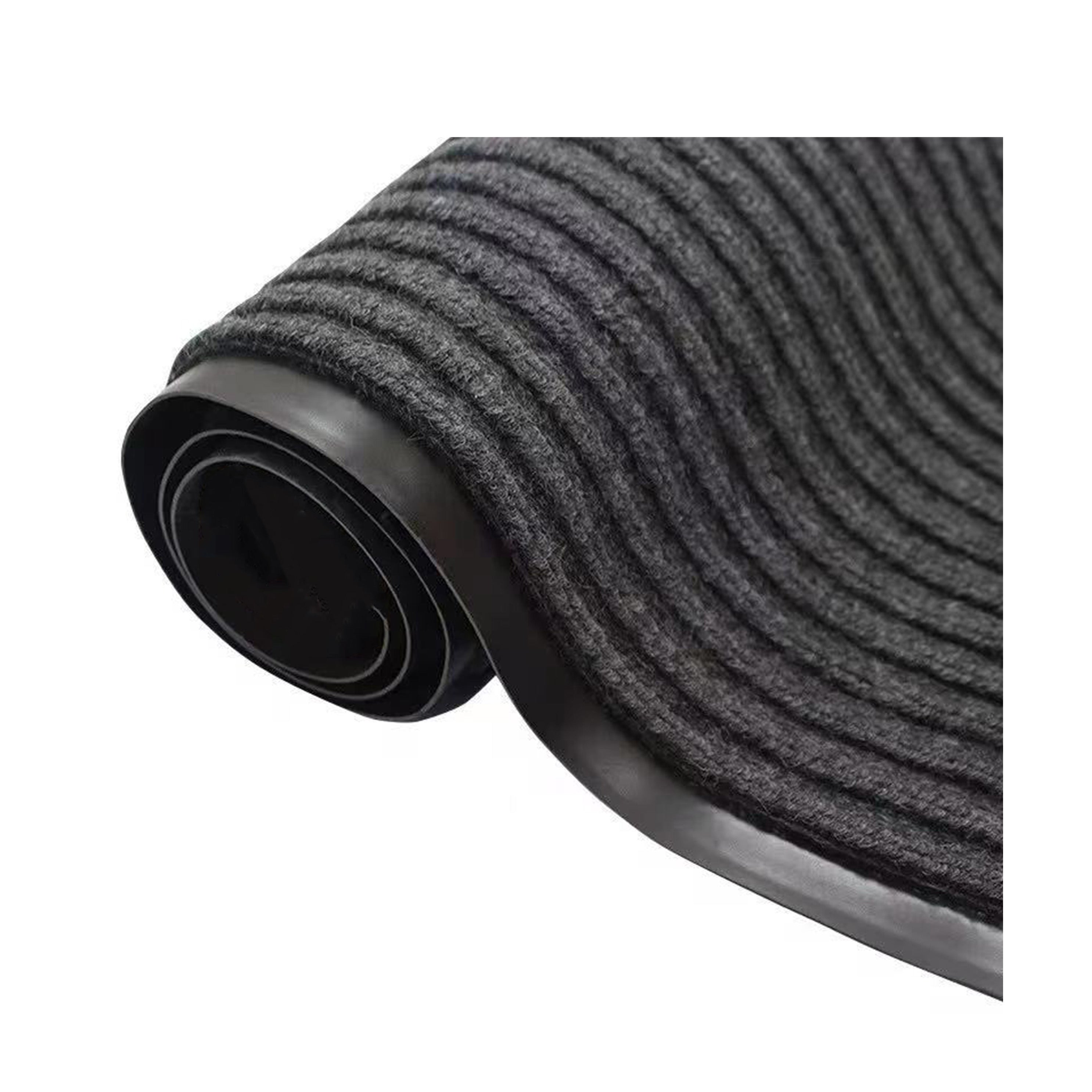 Sub-equip, DFM-310C, Commercial Carpet Floor Mat with DoubleStripe- 36" x 120"Charcoal