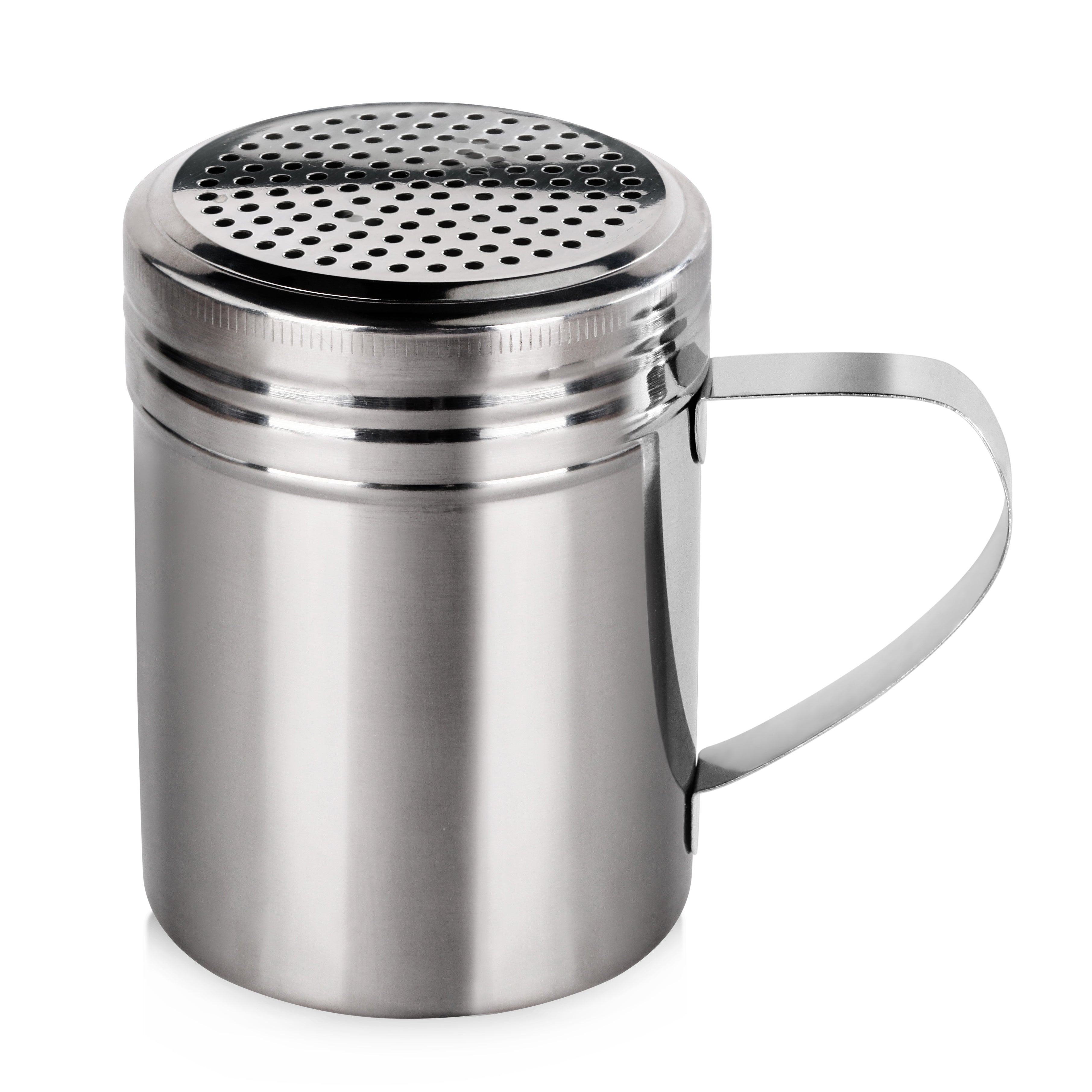 CHEFCO,DRG-10SH, 10OZ S/S Dredger 10 OZ with Handle - Chefcoca