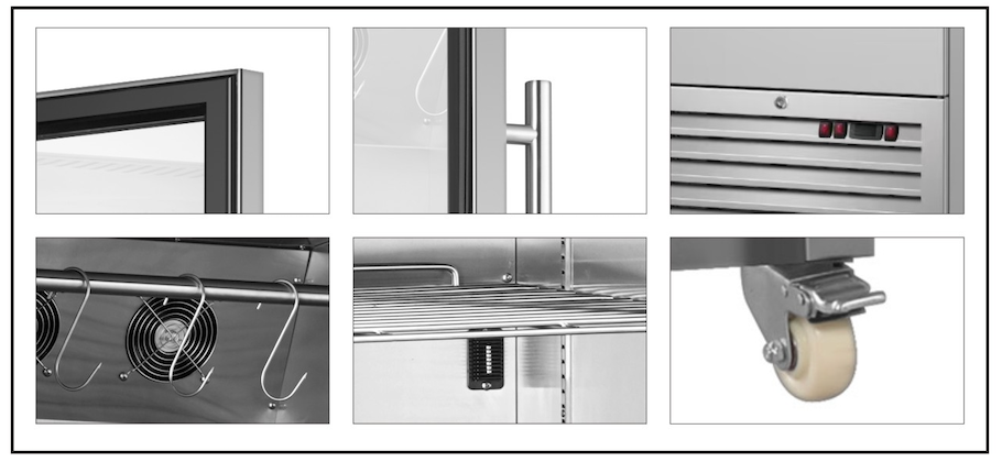 Sub-equip,C-27RGN, Single door Dry Aging Cabinet - Chefcoca