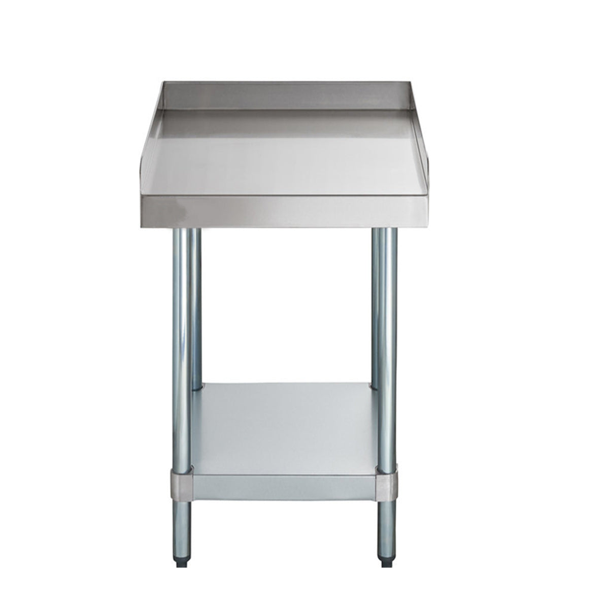 30" x 18" 18-Gauge Stainless Steel Equipment Stand with Galvanized Undershelf - Chefcoca