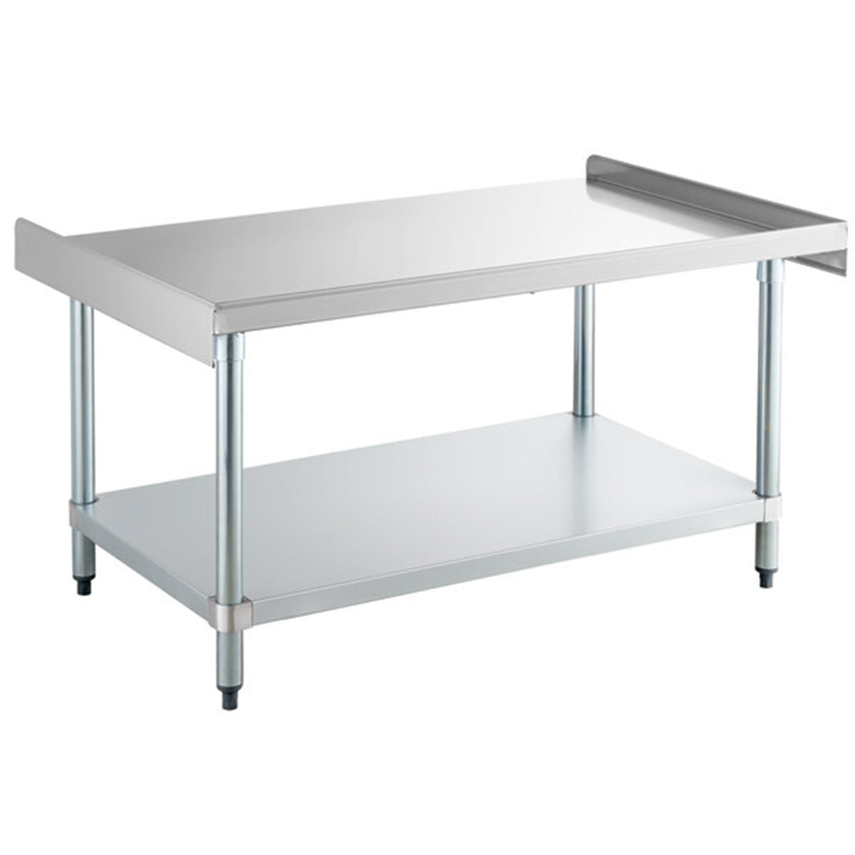 30" x 48" 18-Gauge Stainless Steel Equipment Stand with Galvanized Undershelf