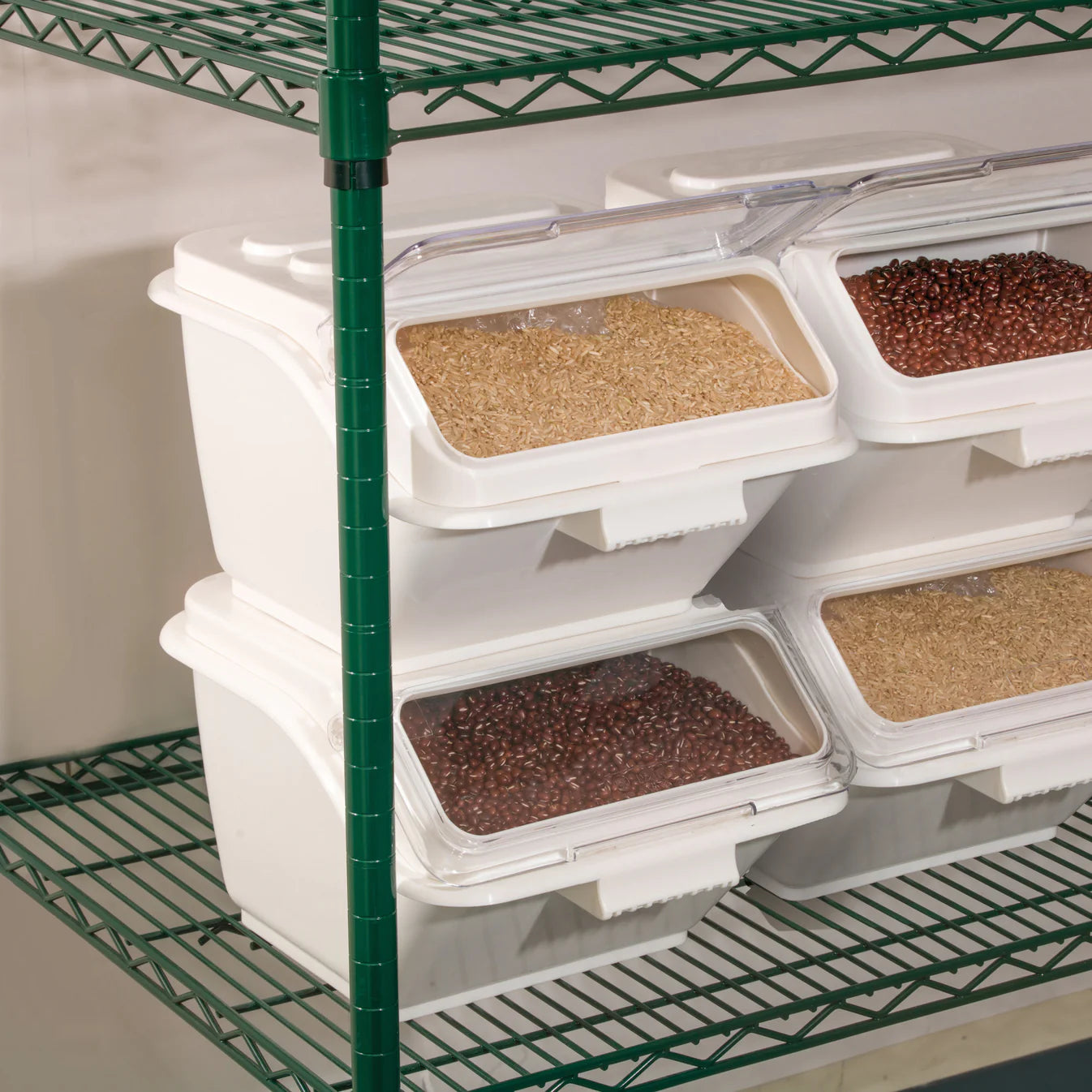 4-Tier Wire Shelving Set, Epoxy-Coated - 18" x 48"