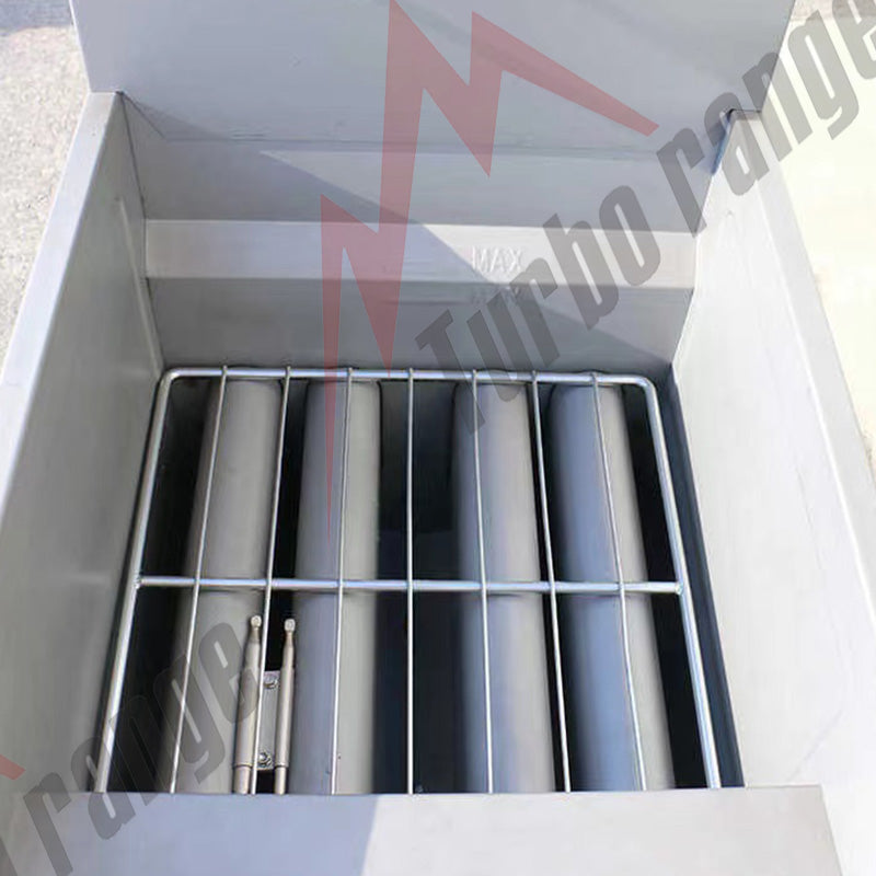 Turbo Range Liquid Propane Deep Fryer, 15.5" x 30.8" x 34.7", 40-55lb Oil Capacity (TR-F4-LP)