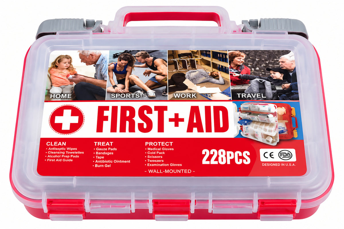 FA-228, First AID Kit, 228PCS/ BOX