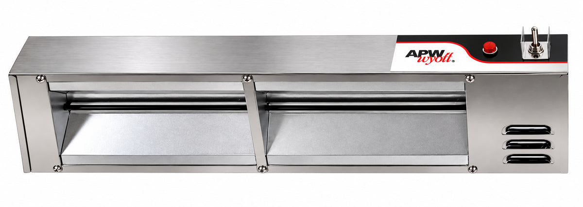 FD-24H-T, APW, Single Calrod Overhead Warmer, 24", 120V, 575W, 1 Year Warranty