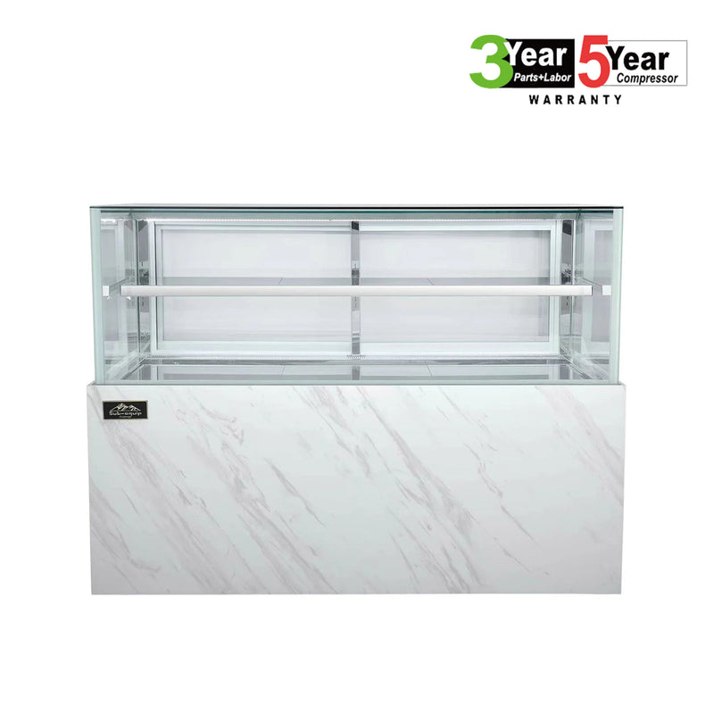 Sub-equip, 59"Cake Display Showcase,Refrigerated Bakery Display Case with LED Lighting